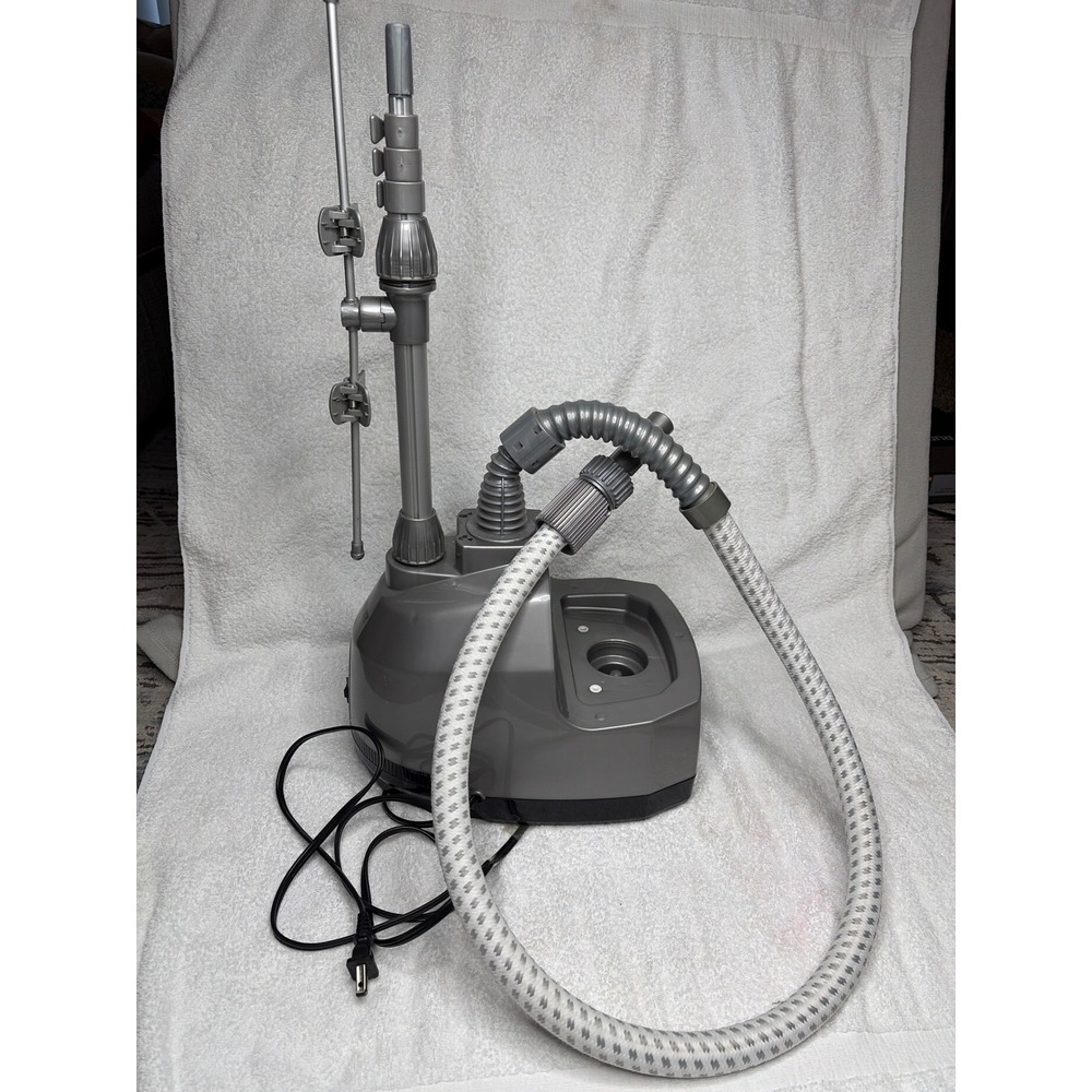 Conair Professional Upright Fabric Garment Steamer with Telescopic Pole Gray - Picture 2 of 11